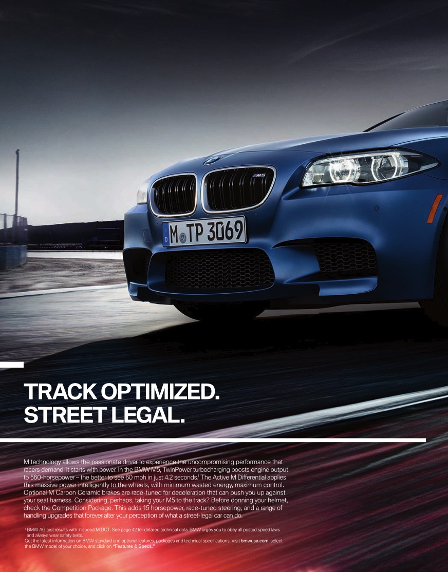 2015 BMW M5 Brochure Page 18
